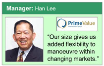 Prime Value Manager - Han Lee says "Our size gives us the added flexibility to manoeuvre within changing markets"