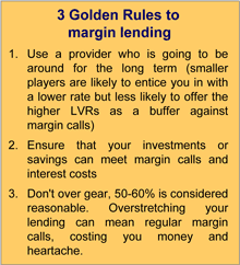 Margin Lending Golden Rules